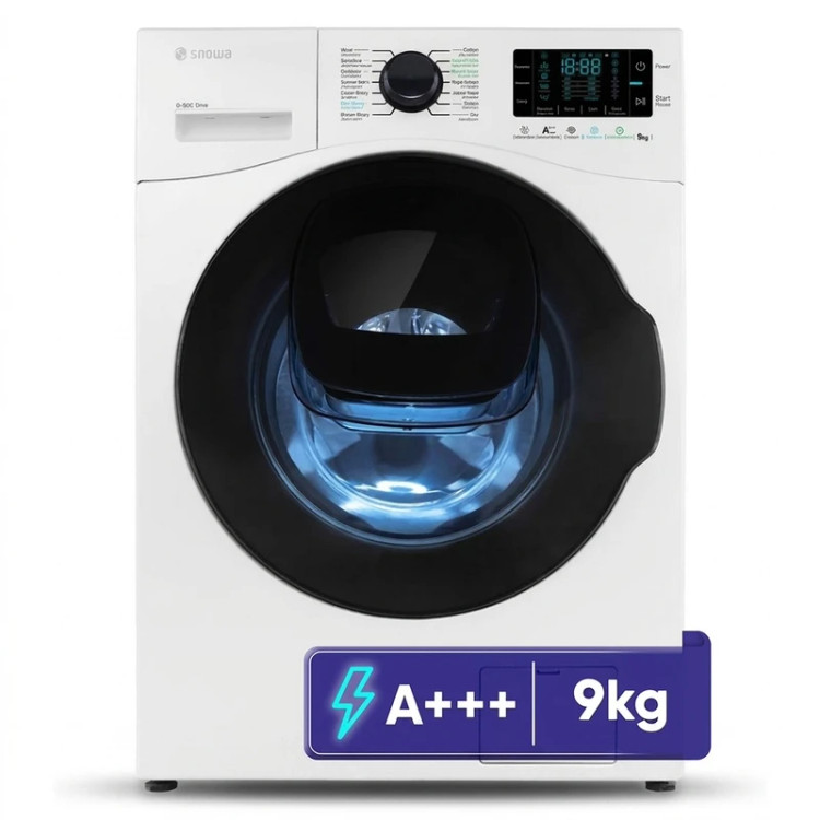 ماشین لباسشویی 9 کیلوگرم اتوماتیک اسنوا مدل SWM-F92S